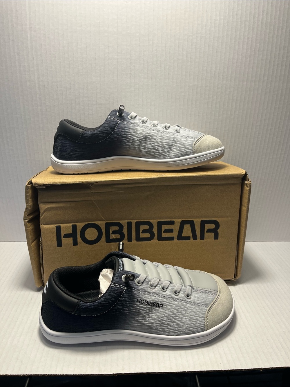 HOBIBEAR Wide Toe Barefoot Hiking Shoes Minimalist Sneaker~ W'S 6 EUR 37
